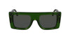 Victoria Beckham VB677S Transparent Green/Green #colour_transparent-green-green