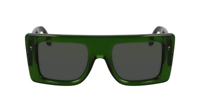 Victoria Beckham VB677S Transparent Green/Green #colour_transparent-green-green