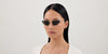 Alexander McQueen AM0522S #colour_shiny silver/grey