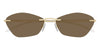Alexander Mcqueen AM0525S#colour_shiny-gold-brown-with-light-mirror