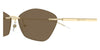 Alexander Mcqueen AM0525S#colour_shiny-gold-brown-with-light-mirror