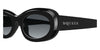 Alexander McQueen AM0527SA #colour_shiny black/grey gradient with light mirror