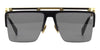 Balmain Triomphe BPS 168 #colour_shiny black and gold/grey with light mirror