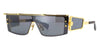 Balmain Wonder Boy III BPS127 #colour_shiny gold and black/grey with light mirror
