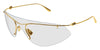 Bottega Veneta Unapologetic BV1272S #colour_gold/clear uv lens