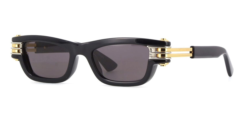 Bottega Veneta BV1308S #colour_shiny black and gold/grey with light mirror