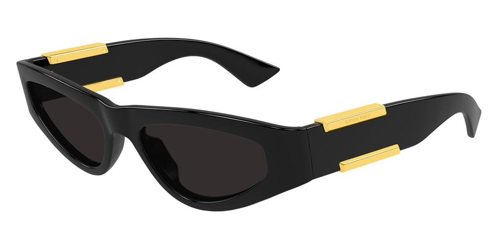 Bottega Veneta Ribbon BV1407S #colour_black with gold/grey