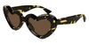 Bottega Veneta BV1432S #colour_shiny dark havana/brown with light mirror