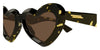 Bottega Veneta BV1432S #colour_shiny dark havana/brown with light mirror