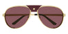Cartier CT0296S#colour_brushed-gold-with-bordeaux-red-leather-detail-red-polarised