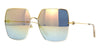 Cartier CT0361S #colour_shiny gold and silver/blue with gold to sliver gradient mirror