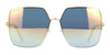 Cartier CT0361S #colour_shiny gold and silver/blue with gold to sliver gradient mirror