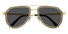 Cartier CT0461S #colour_shiny gold/grey with light mirror