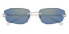 Cartier CT0474S #colour_silver/light blue with gold flash mirror