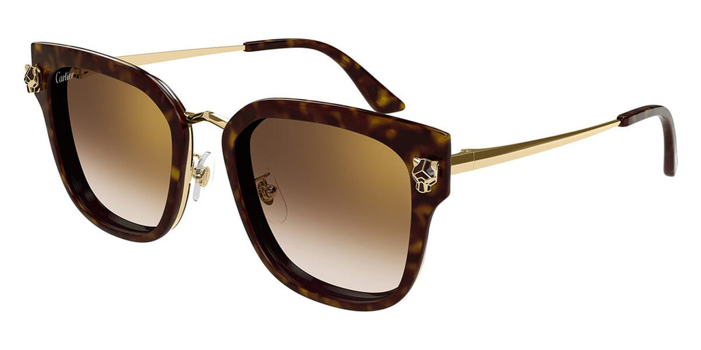 Cartier CT0509SA #colour_burgundy with gold/grey