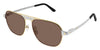 Cartier CT0532S#colour_brushed-gold-with-silver-brown