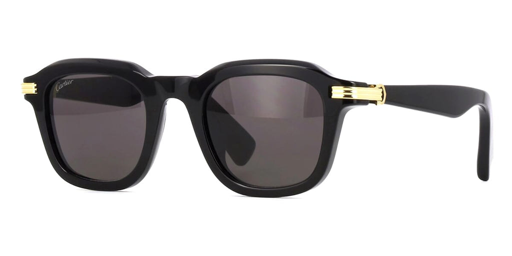 Cartier CT0536S #colour_shiny black/grey with light mirror