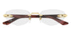 Cartier CT0609O #colour_shiny gold and red horn