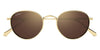 Cartier CT0626S #colour_gold/brown with gold flash mirror