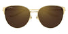 Cartier CT0632SA #colour_gold/brown with gold flash mirror