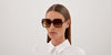 Cartier CT0641S #colour_havana/brown gradient with gold flash mirror