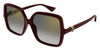 Cartier CT0641S #colour_burgundy/grey gradient with gold flash mirror
