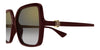 Cartier CT0641S #colour_burgundy/grey gradient with gold flash mirror
