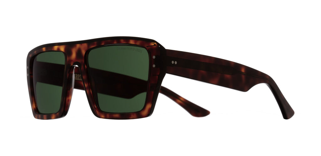 Cutler and Gross 1375 Dark Tortoise/Green #colour_dark-tortoise-green
