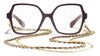 Chanel 3492 #colour_red vendome frame.clear blue light filter