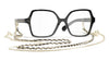 Chanel 3492 #colour_black frame.clear blue light filter