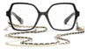 Chanel 3492 #colour_black frame.clear blue light filter