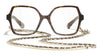 Chanel 3492 #colour_dark havana frame.clear blue light filter