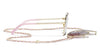 Chanel 4291 #colour_pale gold frame./gradient fuchsia (clip on) with clear blue-violet light filter lenses.
