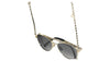 Chanel 4292 #colour_pale gold frame./gradient grey polarised (clip on) with clear blue-violet light filter lenses.