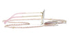 Chanel 4292 #colour_pale gold frame./gradient fuchsia (clip on) with clear blue-violet light filter lenses.