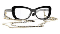 CHANEL 5553#colour_black-frame.-clear-blue-light-filter