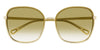 Chloe CH0031S#colour_shiny-beige-and-yellow-gradient-crystal-green-gradient