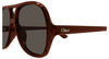 Chloe CH0289S#colour_shiny-crystal-dark-brown-brown