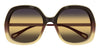 Chloe CH0327S #colour_shiny brown on gold/yellow gradient