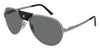 Cartier Santos de Cartier CT0034S Gunmetal/Grey Polarised #colour_gunmetal-grey-polarised