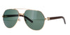 Cartier CT0272S Gold/Green Polarised #colour_gold-green-polarised