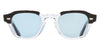 Cutler and Gross 1420 Sun#colour_black-with-crystal-clear-blue