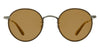 Garrett Leight Wilson Sun 4003#colour_olive-pewter-maple-brown