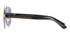 Gucci GG0528S #colour_shiny ruthenium/grey with light mirror polarised