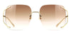 Gucci GG0646S #colour_gold/brown gradient