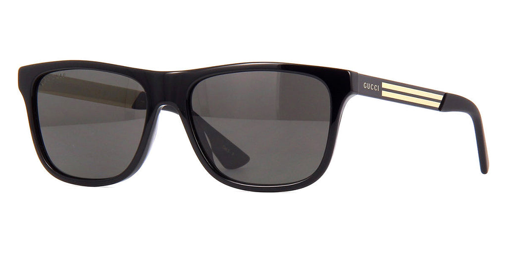 Gucci GG0687S #colour_black and gold/grey polarised