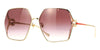 Gucci GG1322SA #colour_shiny light gold with red/red gradient