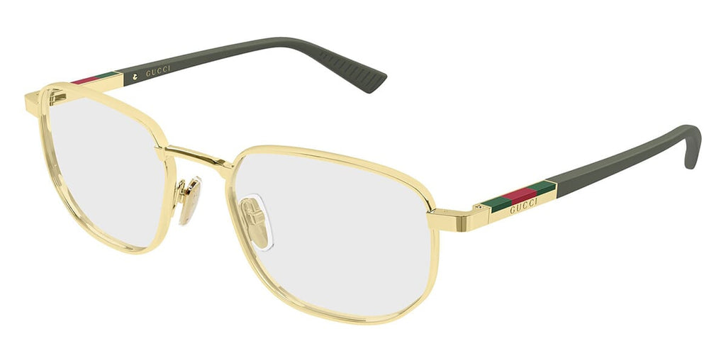 Gucci GG2093O #colour_gold and green rubber