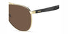 Boss 1914-S#colour_gold-with-matte-black-brown-polarised
