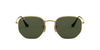 Ray-Ban Hexagonal RB3548N Gold/Green #colour_gold-green